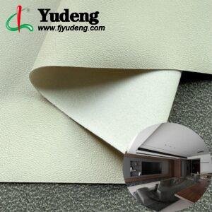 Beige Vegan Leather PU Leather Roll Material for Upholstery Furniture or Decoration (Sofas, Beds, Cabinets, Interior Wall etc.)