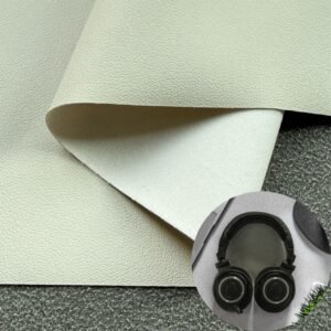 Beige Faux Leather PU Leather Roll Material for Headphone Earpads (Digital Device Body Contact Pads)