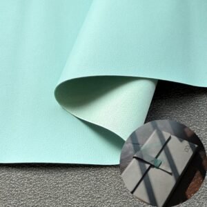 Green Synthetic Leather PU Leather Roll Material for Writing Notebook Cover Book Front Cover Binding