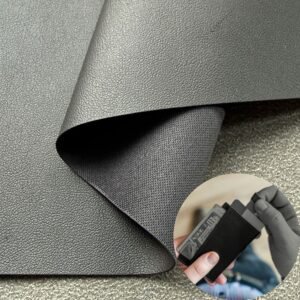 Black Rexine Leather PU Leather Roll Material for Bags and Suitcases (Handbags, Backpacks, Luggage Cases etc.)