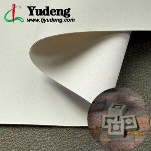 White Leather Fabric PU Leather Roll Material for Package Box Surface Cover (Jewelry Box, Cosmetic Box, Electronics Box etc.)