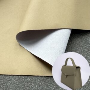 Khaki Imitation Leather PU Leather Roll Material for Bags and Suitcases (Handbags, Backpacks, Luggage Cases etc.)