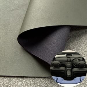Green Synthetic Leather PU Leather Roll Material for Car Seats Automobile Interior