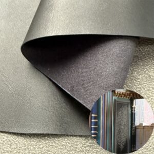 Black Imitation Leather PU Leather Roll Material for InteriorWall