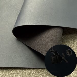 Blue Vegan Leather PU Leather Roll Material for Bags and Suitcases (Handbags, Backpacks, Luggage Cases etc.)