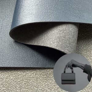 Blue Vegan Leather PU Leather Roll Material for Bags and Suitcases (Handbags, Backpacks, Luggage Cases etc.)