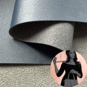 Blue Faux Leather PU Leather Roll Material for Bags and Suitcases (Handbags, Backpacks, Luggage Cases etc.)