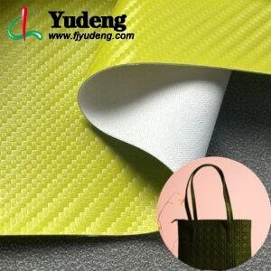 Yellow Leatherette PU Leather Roll Material for Bags and Suitcases (Handbags, Backpacks, Luggage Cases etc.)