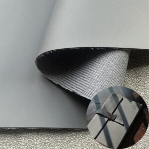 Gray China Polyurethane Leather PU Leather Roll Material for Writing Notebook Cover Book Front Cover Binding