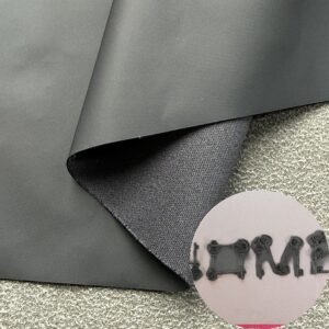 Black Imitation Leather PU Leather Roll Material for Key Chain