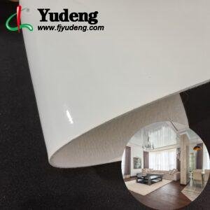 Kain Kulit Putih PU Gulungan Bahan untuk Pelapis Furnitur atau Dekorasi (Sofa, Tempat Tidur, Lemari, Dinding Interior, dll.)