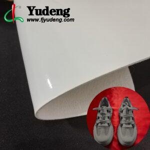 White Fake Leather PU Leather Roll Material for Shoes and Clothes (Sandal, Label, Upper, Jacket etc.)