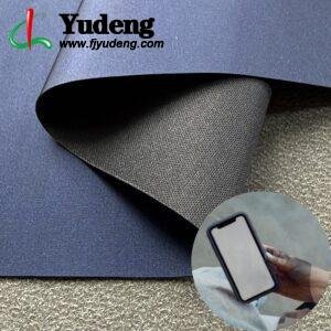 Blue Faux Leather PU Leather Roll Material for Tablet Cases Phone Cover