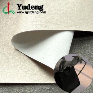 White Environmental Leather PU Leather Roll Material for Bags and Suitcases (Handbags, Backpacks, Luggage Cases etc.)