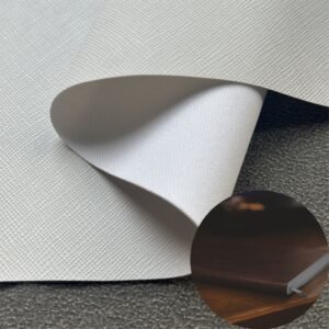 White Man Made Leather PU Leather Roll Material for Writing Notebook Cover Book Front Cover Binding