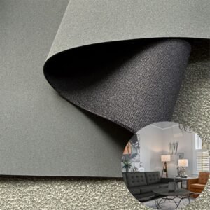 Gray China Polyurethane Leather PU Leather Roll Material for Upholstery Furniture or Decoration (Sofas, Beds, Cabinets, Interior Wall etc.)