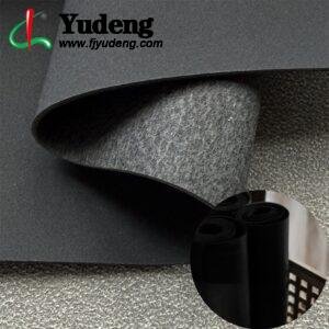 Black Synthetic Leather PU Leather Roll Material for Baby Crawling Mats Ground Cushioning Pads