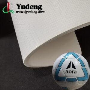 White Rexine Leather PU Leather Material for Sporting Balls (Soccer Balls, Footballs, Volleyballs Etc.)