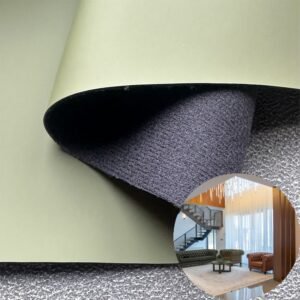 Green PU Rexine Fabric PU Leather Roll Material for Upholstery Furniture or Decoration (Sofas, Beds, Cabinets, Interior Wall etc.)