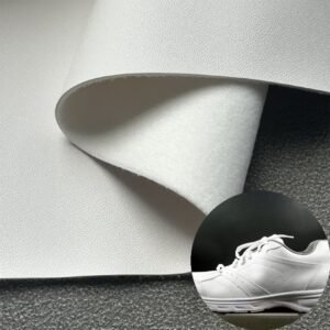White Faux Leather PU Leather Roll Material for Shoes and Clothes (Sandal, Label, Upper, Jacket etc.)