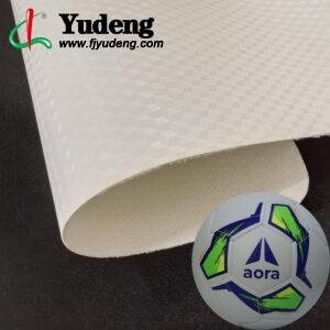 White Faux Leather PU Leather Material for Sporting Balls (Soccer Balls, Footballs, Volleyballs Etc.)