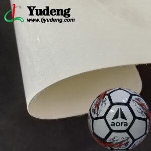 White Faux Leather PU Leather Material for Sporting Balls (Soccer Balls, Footballs, Volleyballs Etc.)