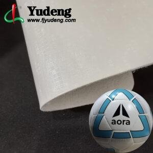 White Faux Leather PU Leather Material for Sporting Balls (Soccer Balls, Footballs, Volleyballs Etc.)