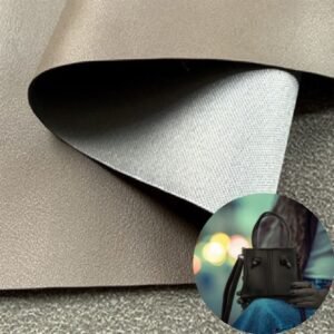 Brown Leather Fabric PU Leather Roll Material for Bags and Suitcases (Handbags, Backpacks, Luggage Cases etc.)