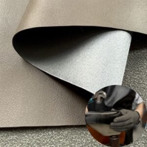 Brown Imitation Leather PU Leather Roll Material for Shoes and Clothes (Sandal, Label, Upper, Jacket etc.)