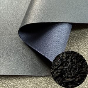 Gray Environmental Leather PU Leather Roll Material for Shoes and Clothes (Sandal, Label, Upper, Jacket etc.)