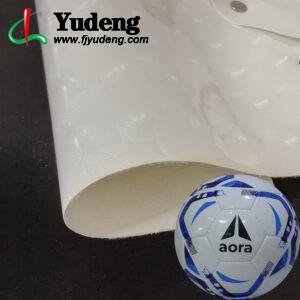 White PU Rexine Roll PU Leather Material for Sporting Balls (Soccer Balls, Footballs, Volleyballs Etc.)