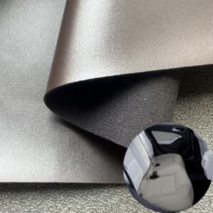 Coffee Environmental Leather PU Leather Roll Material for Car Seats Automobile Interior