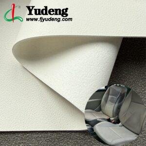 White China Polyurethane Leather PU Leather Roll Material for Car Seats Automobile Interior