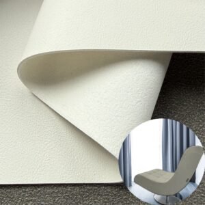 White Faux Leather PU Leather Roll Material for Upholstery Furniture or Decoration (Sofas, Beds, Cabinets, Interior Wall etc.)