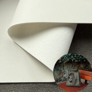 White Rexine Leather PU Leather Roll Material for Bags and Suitcases (Handbags, Backpacks, Luggage Cases etc.)