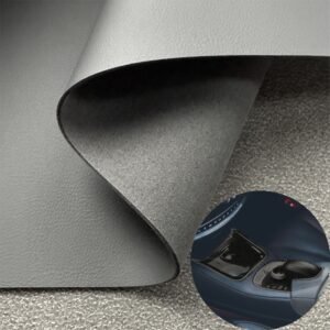 Gray Environmental Leather PU Leather Roll Material for Car Seats Automobile Interior