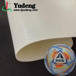 White Environmental Leather PU Leather Material for Sporting Balls (Soccer Balls, Footballs, Volleyballs Etc.)