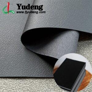 Black China Polyurethane Leather PU Leather Roll Material for Writing Notebook Cover Book Front Cover Binding