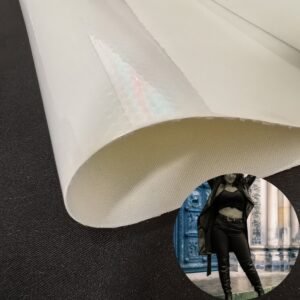White Rexine Leather PU Leather Roll Material for Fashion