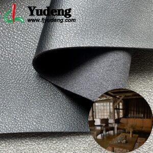 Black Imitation Leather PU Leather Roll Material for Upholstery Furniture or Decoration (Sofas, Beds, Cabinets, Interior Wall etc.)