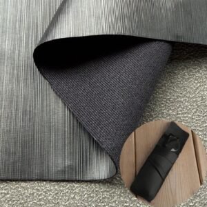 Black PU Rexine Fabric PU Leather Roll Material for Glasses Package Box Spectacle Case