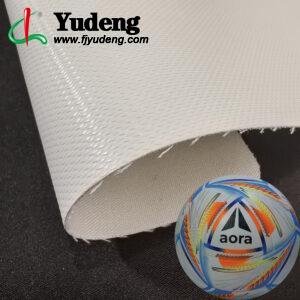 White Synthetic Leather PU Leather Material for Sporting Balls (Soccer Balls, Footballs, Volleyballs Etc.)