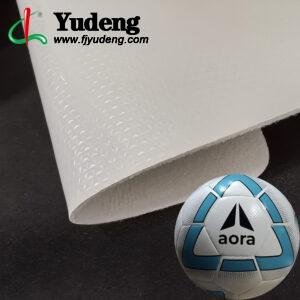 White Rexine Leather PU Leather Material for Sporting Balls (Soccer Balls, Footballs, Volleyballs Etc.)