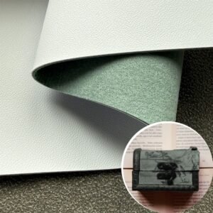 White Leatherette PU Leather Roll Material for Package Box Surface Cover (Jewelry Box, Cosmetic Box, Electronics Box etc.)