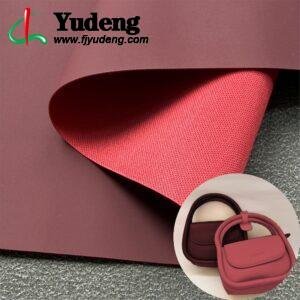 Red Rexine Leather PU Leather Roll Material for Bags and Suitcases (Handbags, Backpacks, Luggage Cases etc.)