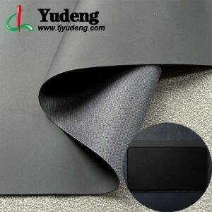 Black Vegan Leather PU Leather Roll Material for Desk Pads Table Protection Mats
