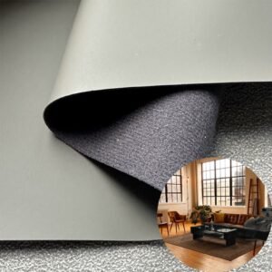Black Artificial Leather PU Leather Roll Material for Upholstery Furniture or Decoration (Sofas, Beds, Cabinets, Interior Wall etc.)
