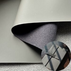Black Man Made Leather PU Leather Roll Material for Writing Notebook Cover Book Front Cover Binding