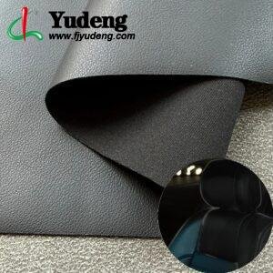 Black PU Rexine Roll PU Leather Roll Material for Car Seats Automobile Interior