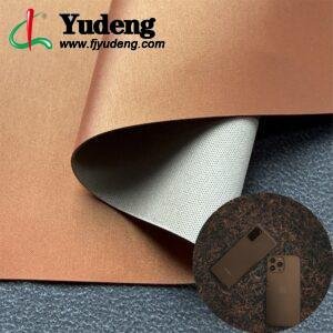 Orange Leatherette PU Leather Roll Material for Tablet Cases Phone Cover